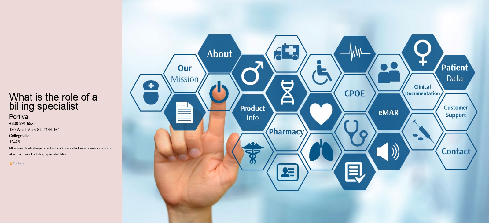 What is the role of a billing specialist